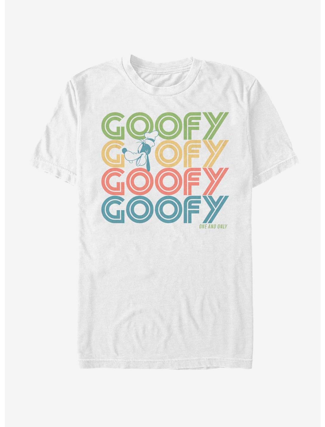 Disney Goofy Retro Stack Goofy T-Shirt, WHITE, hi-res