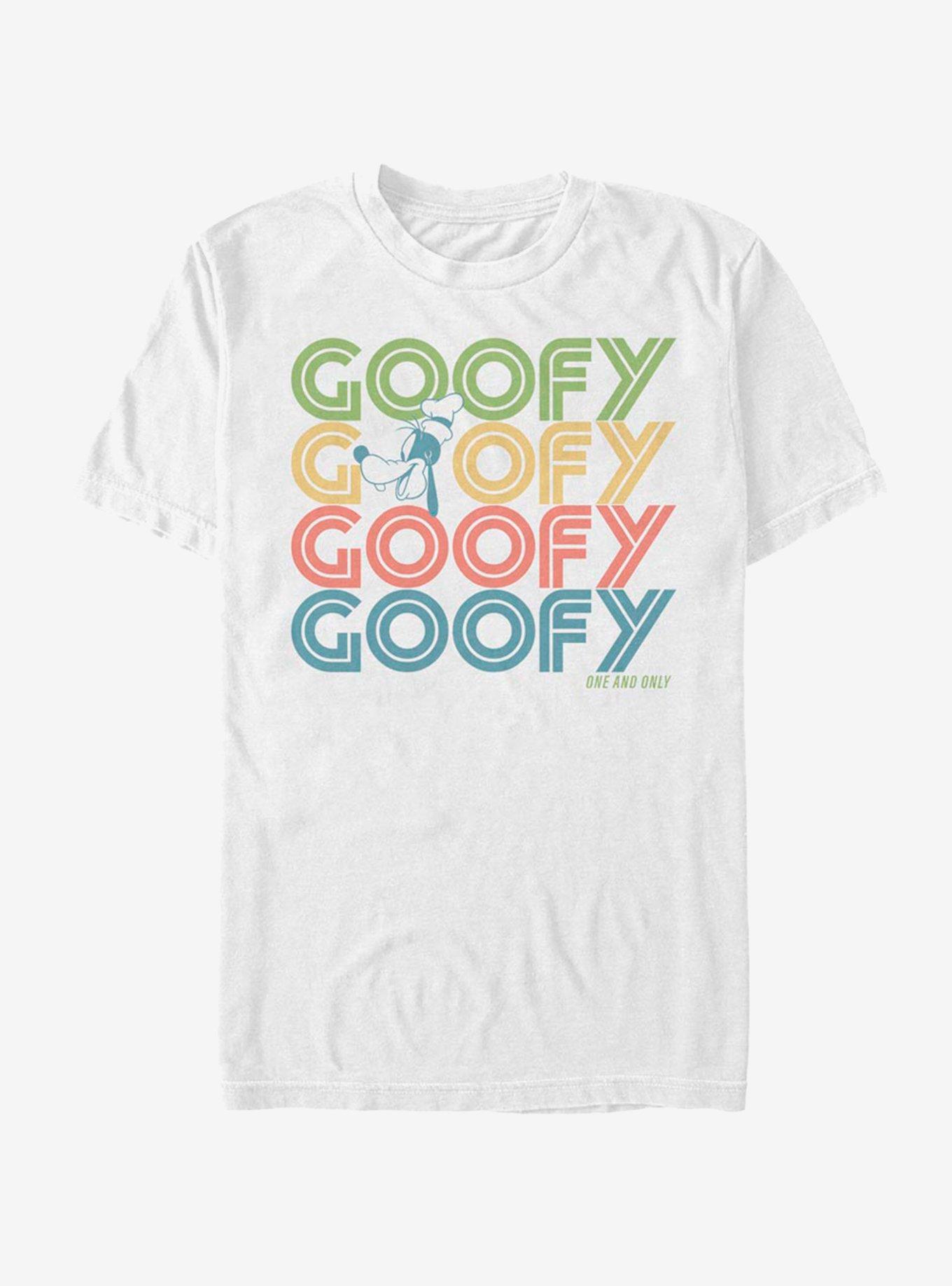 Disney Goofy Retro Stack Goofy T-Shirt, WHITE, hi-res