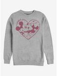 Disney Mickey Mouse & Minnie Mouse Perfect Pair Sweatshirt, ATH HTR, hi-res