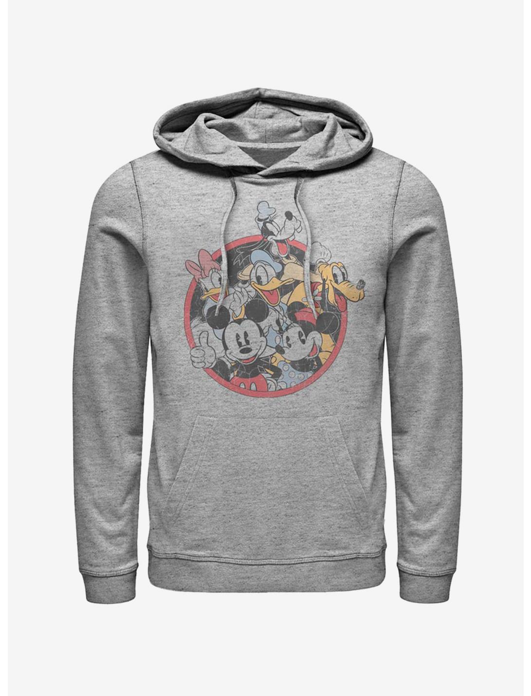 Disney Mickey Mouse Retro Group Hoodie, ATH HTR, hi-res