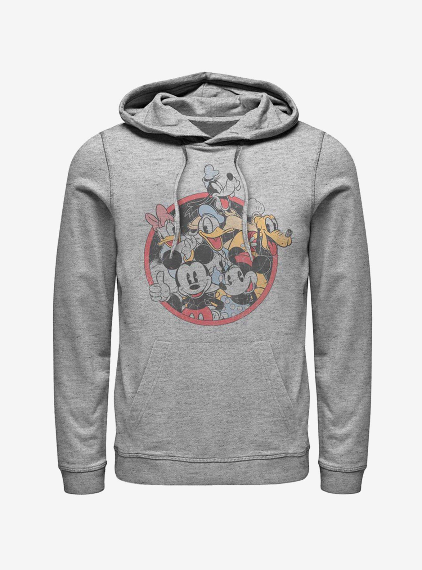 Disney Mickey Mouse Retro Group Hoodie, , hi-res