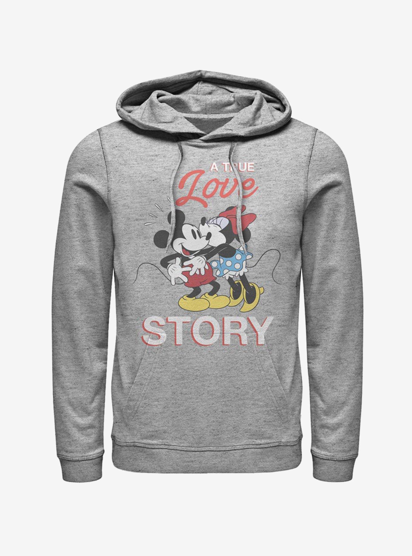 Disney Mickey Mouse & Minnie Mouse True Love Story Hoodie, , hi-res