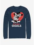 Disney Mickey Mouse & Minnie Mouse Couple Goals Long-Sleeve T-Shirt, NAVY, hi-res