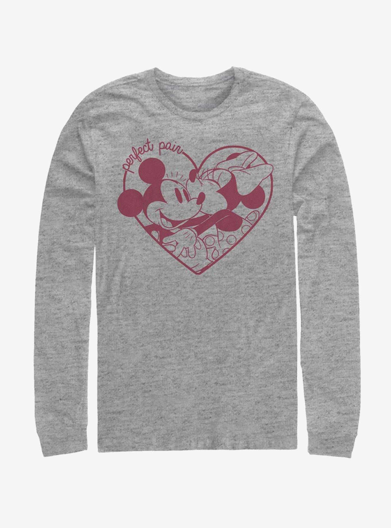 Disney Mickey Mouse & Minnie Mouse Perfect Pair Long-Sleeve T-Shirt, , hi-res