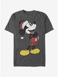 Disney Mickey Mouse Holiday Plaid Mickey T-Shirt, CHAR HTR, hi-res