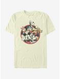Disney Mickey Mouse Retro Group T-Shirt, NATURAL, hi-res