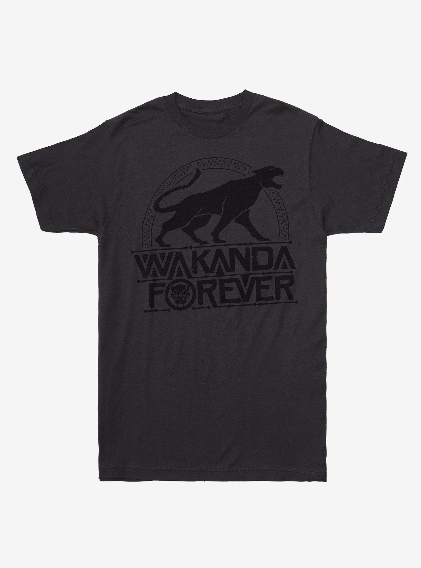 Marvel Black Panther Wakanda Forever T-Shirt, GREY, hi-res