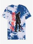 Friday The 13th Jason Silhouette Tie-Dye T-Shirt, MULTI, hi-res