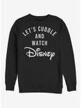Disney Classic Disney Cuddles Logo Crew Sweatshirt, BLACK, hi-res