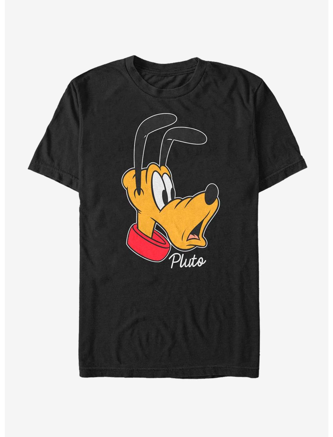 Disney Pluto Big Face T-Shirt, BLACK, hi-res