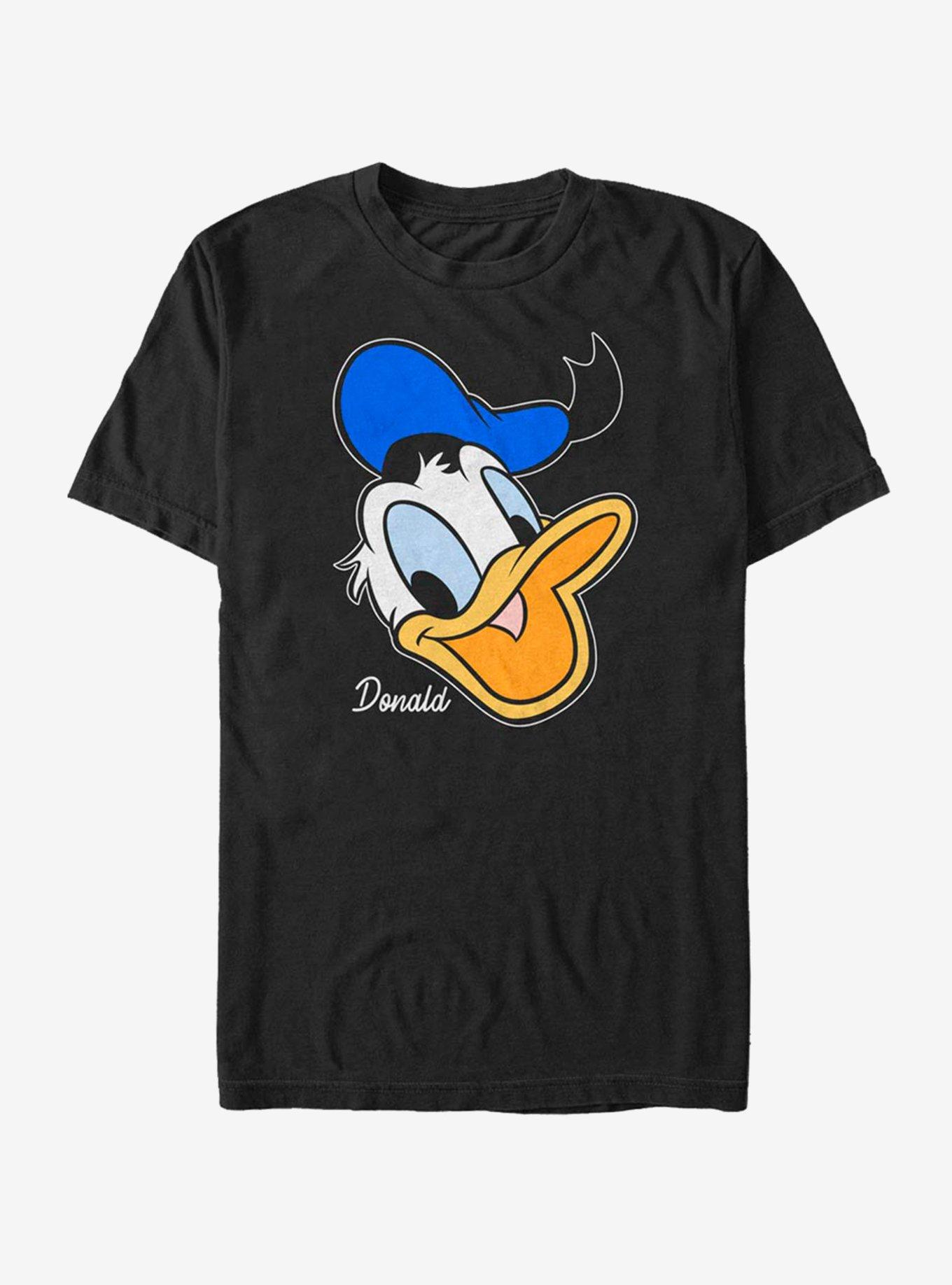 Disney Donald Duck Big Face T-Shirt, BLACK, hi-res