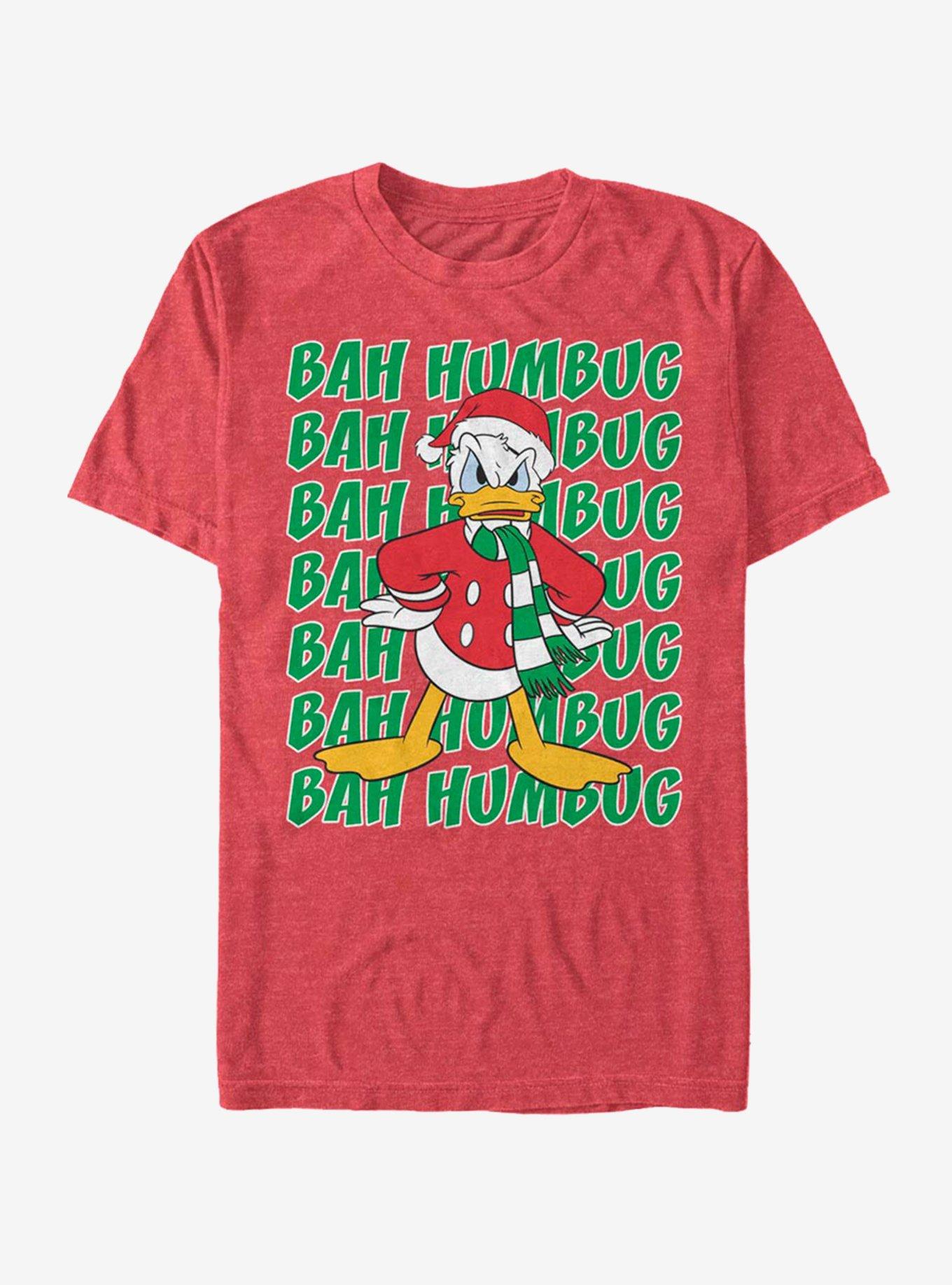 Disney Donald Duck Holiday Donald Scrooge T-Shirt, RED HTR, hi-res