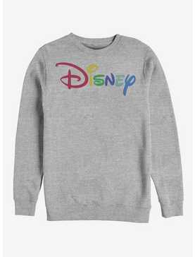 Disney Classic Multicolor Logo Disney Crew Sweatshirt, , hi-res