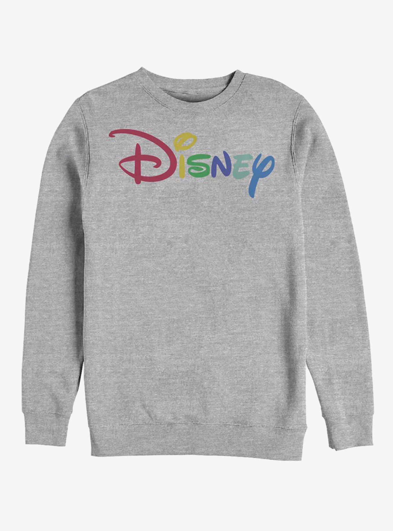 Disney Classic Multicolor Logo Disney Crew Sweatshirt, , hi-res