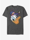 Disney Donald Duck Donald Pattern Face T-Shirt, CHAR HTR, hi-res