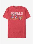 Disney Donald Duck Donald Poses T-Shirt, RED HTR, hi-res