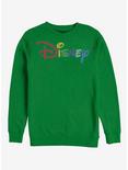 Disney Classic Multicolor Disney Log Crew Sweatshirt, KELLY, hi-res