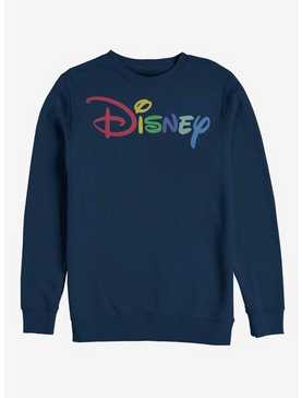 Disney Classic Multicolor Disney Logo Crew Sweatshirt, , hi-res