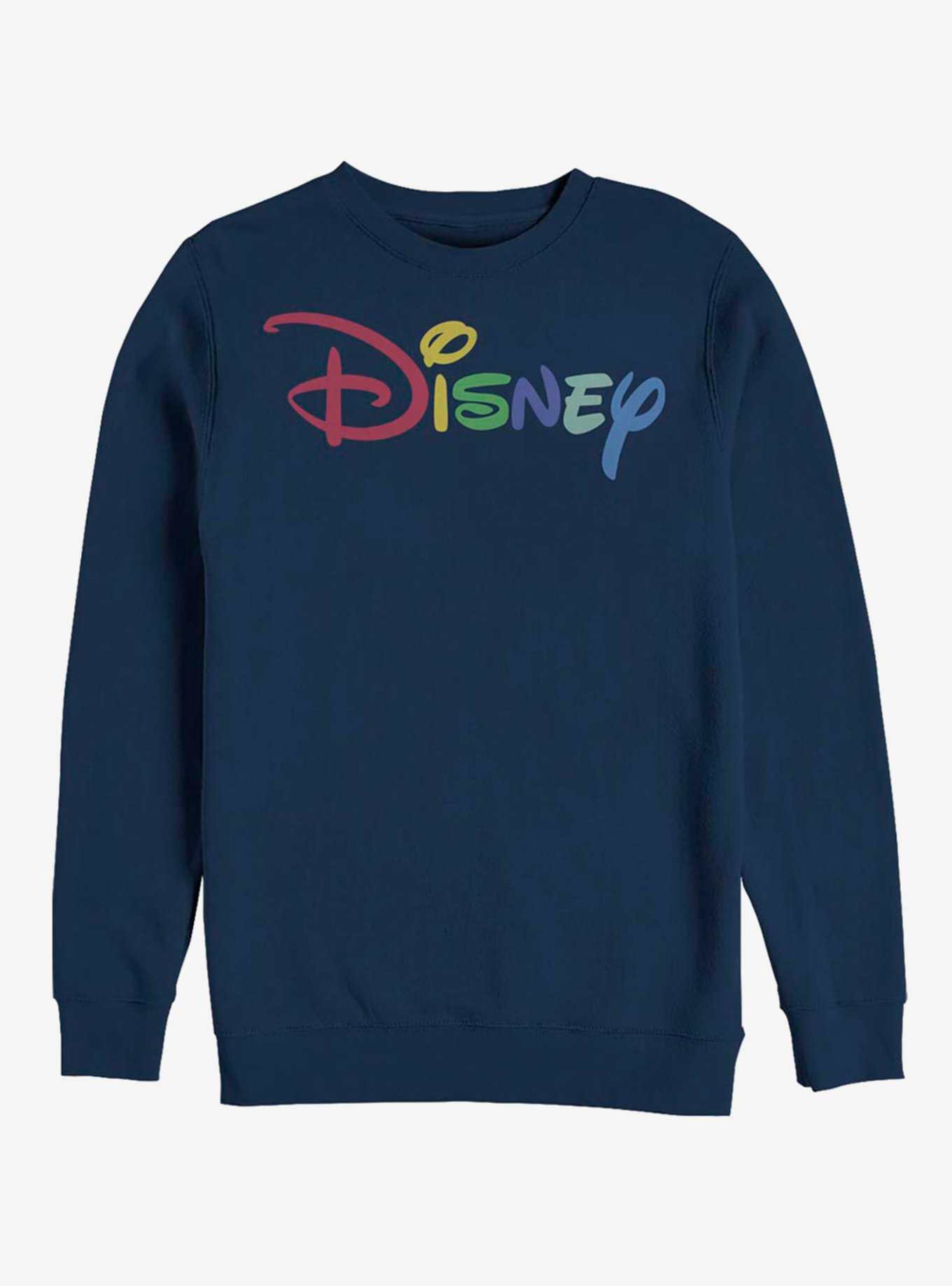 Disney Classic Multicolor Disney Logo Crew Sweatshirt, , hi-res