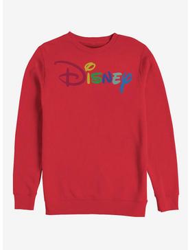 Disney Classic Multicolor Logo Disney Crew Sweatshirt, , hi-res