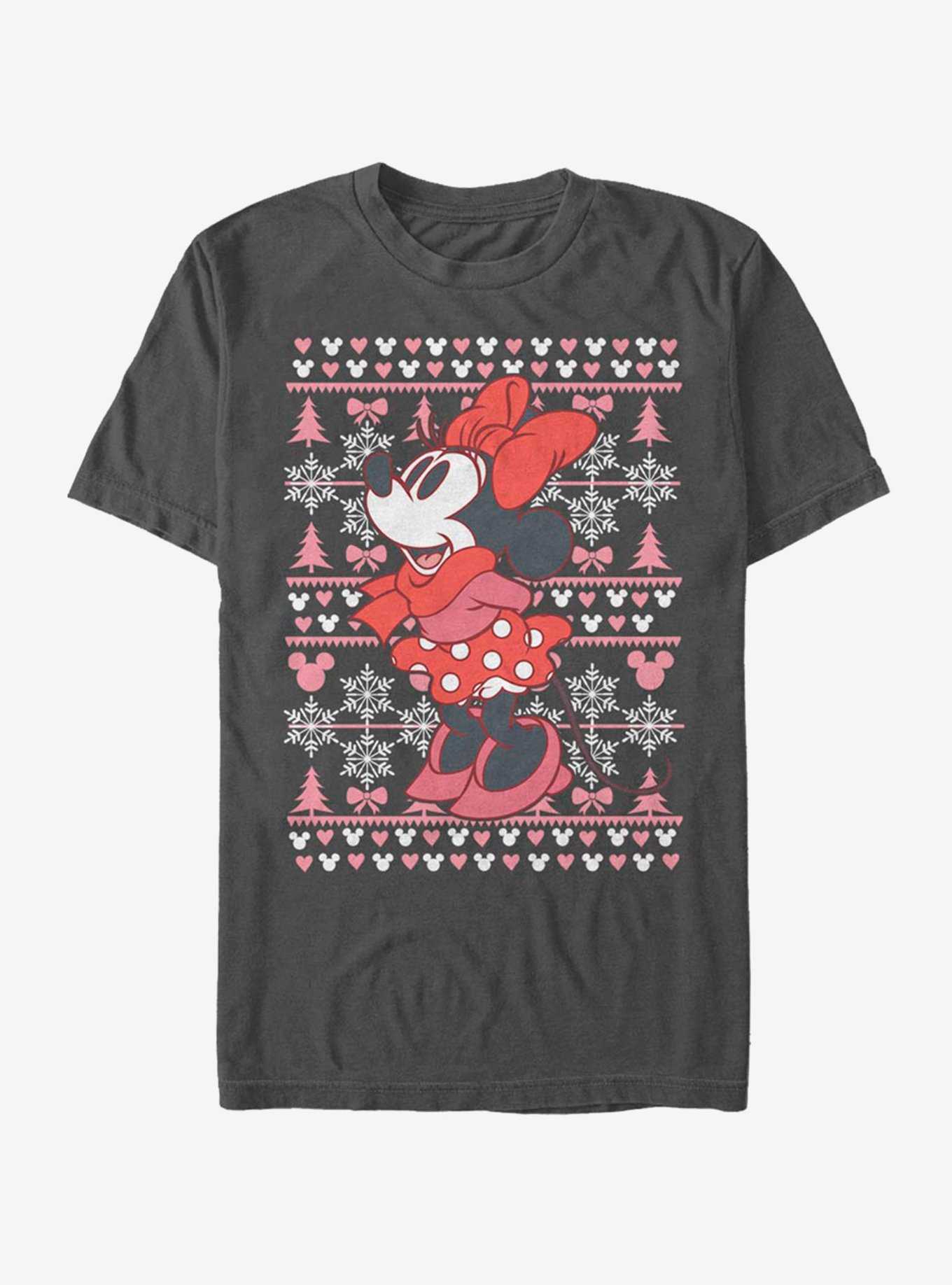 Disney Minnie Mouse Holiday Winter Sweater T-Shirt, , hi-res