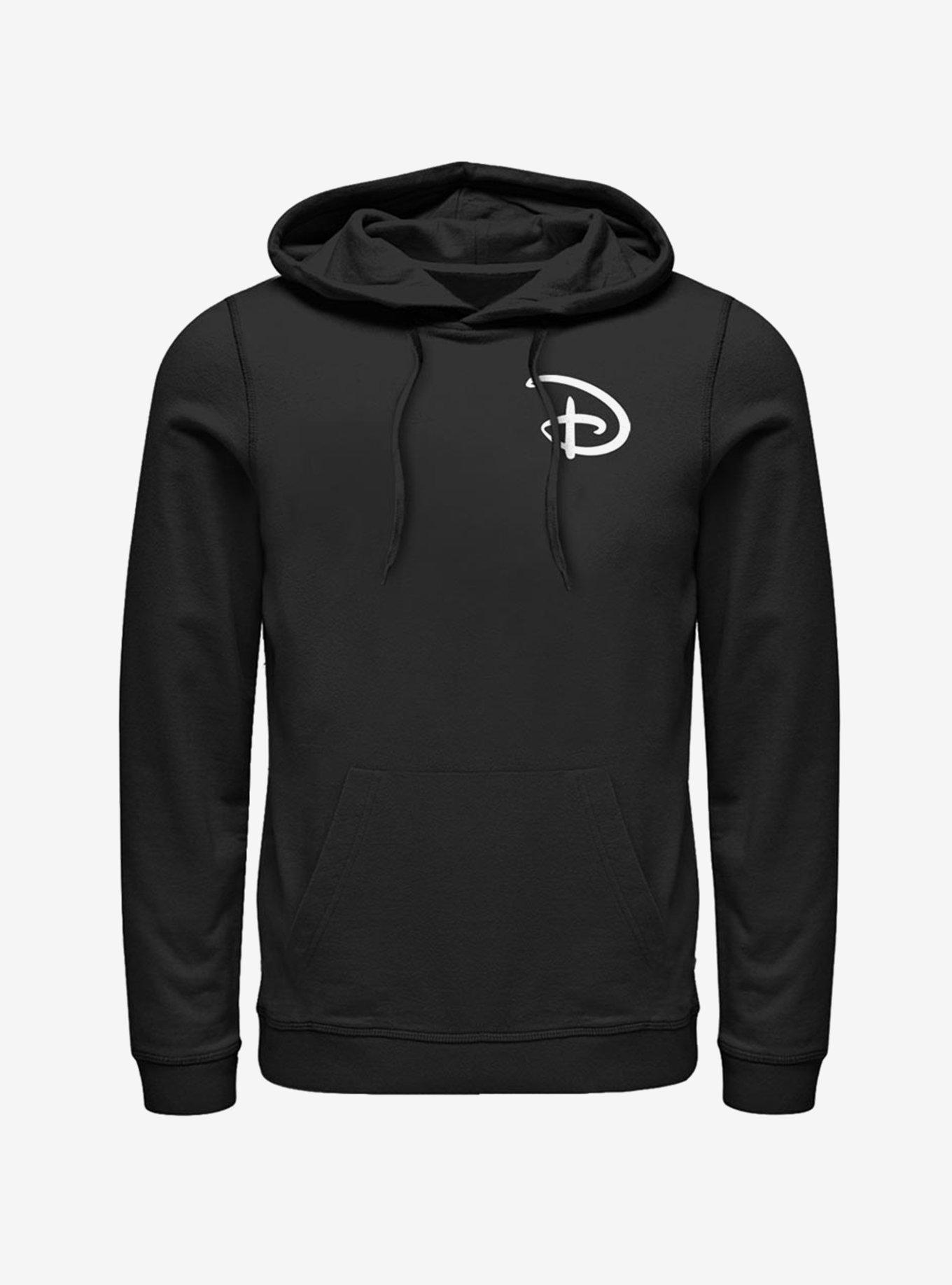 Disney Classic Disney D Pocket Logo Hoodie, BLACK, hi-res