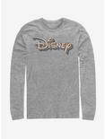 Disney Classic Disney Retro Rainbow Logo Long-Sleeve T-Shirt, ATH HTR, hi-res