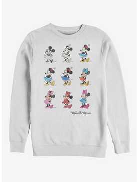 Disney Minne Mouse Evolution Crew Sweatshirt, , hi-res