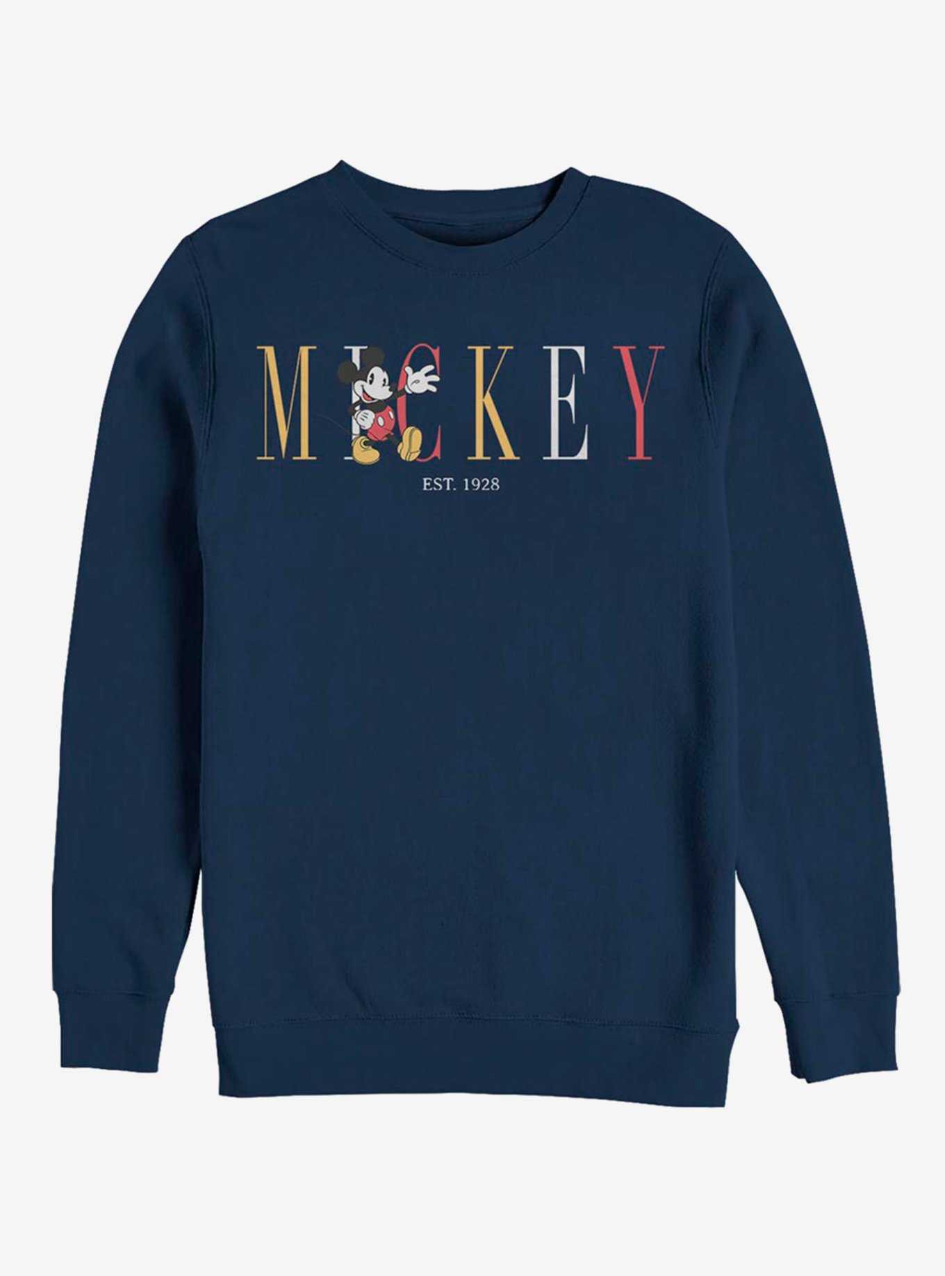 Disney Mickey Mouse Mouse Fashion Crew Sweatshirt, , hi-res