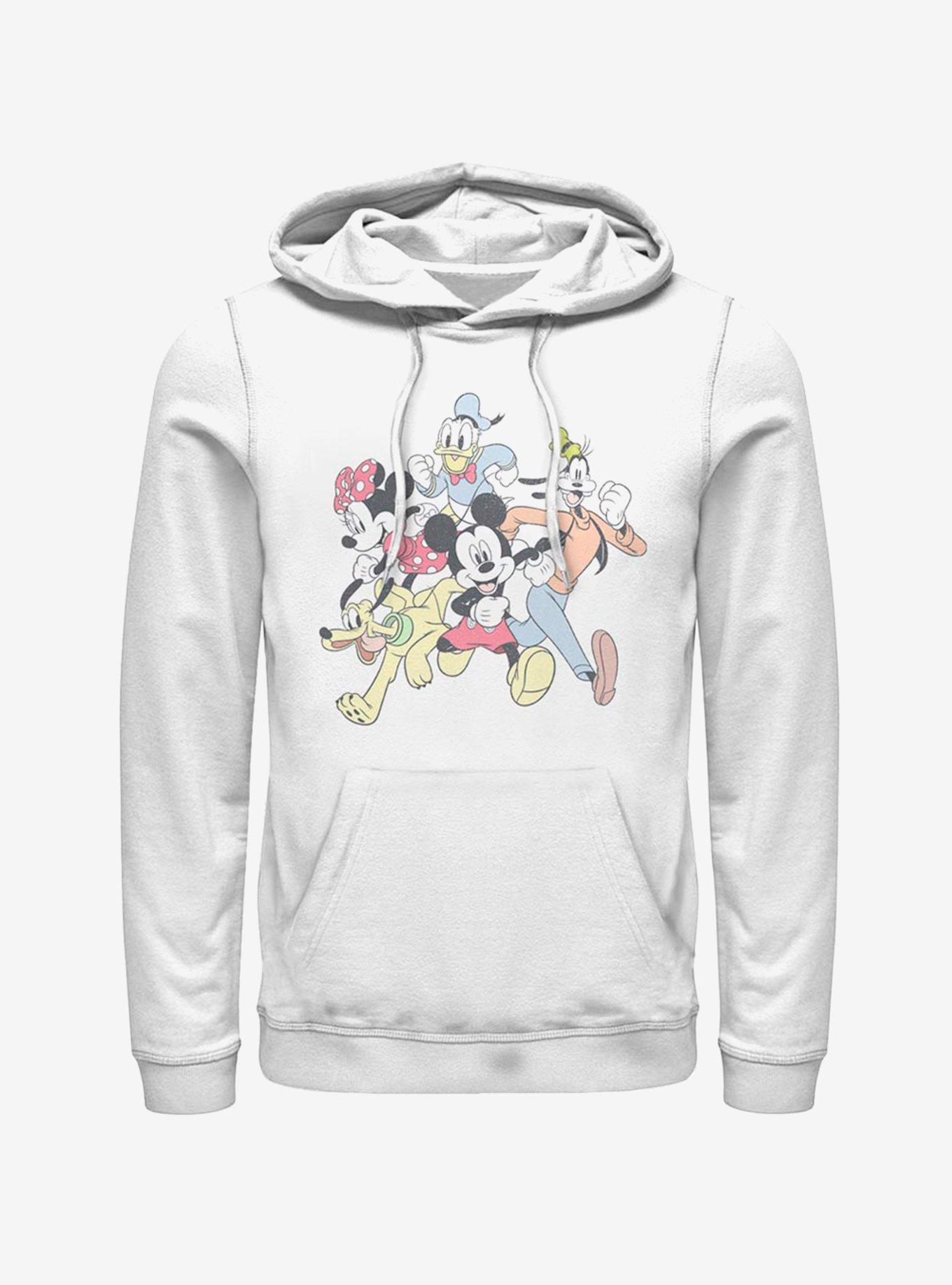 Disney Mickey Mouse Group Run Hoodie, WHITE, hi-res
