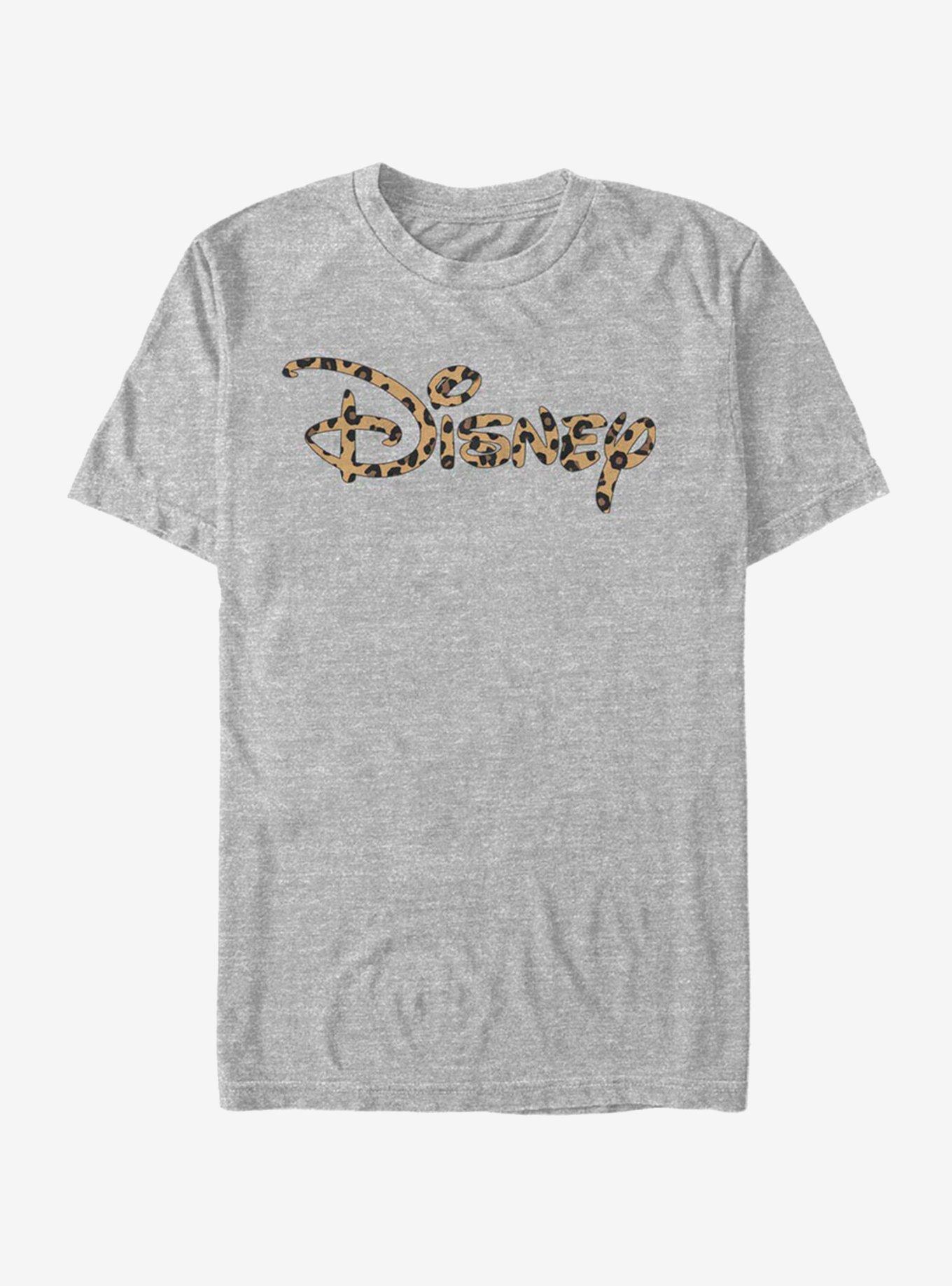 Disney Channel Disney Logo Leopard Fill T-Shirt, ATH HTR, hi-res