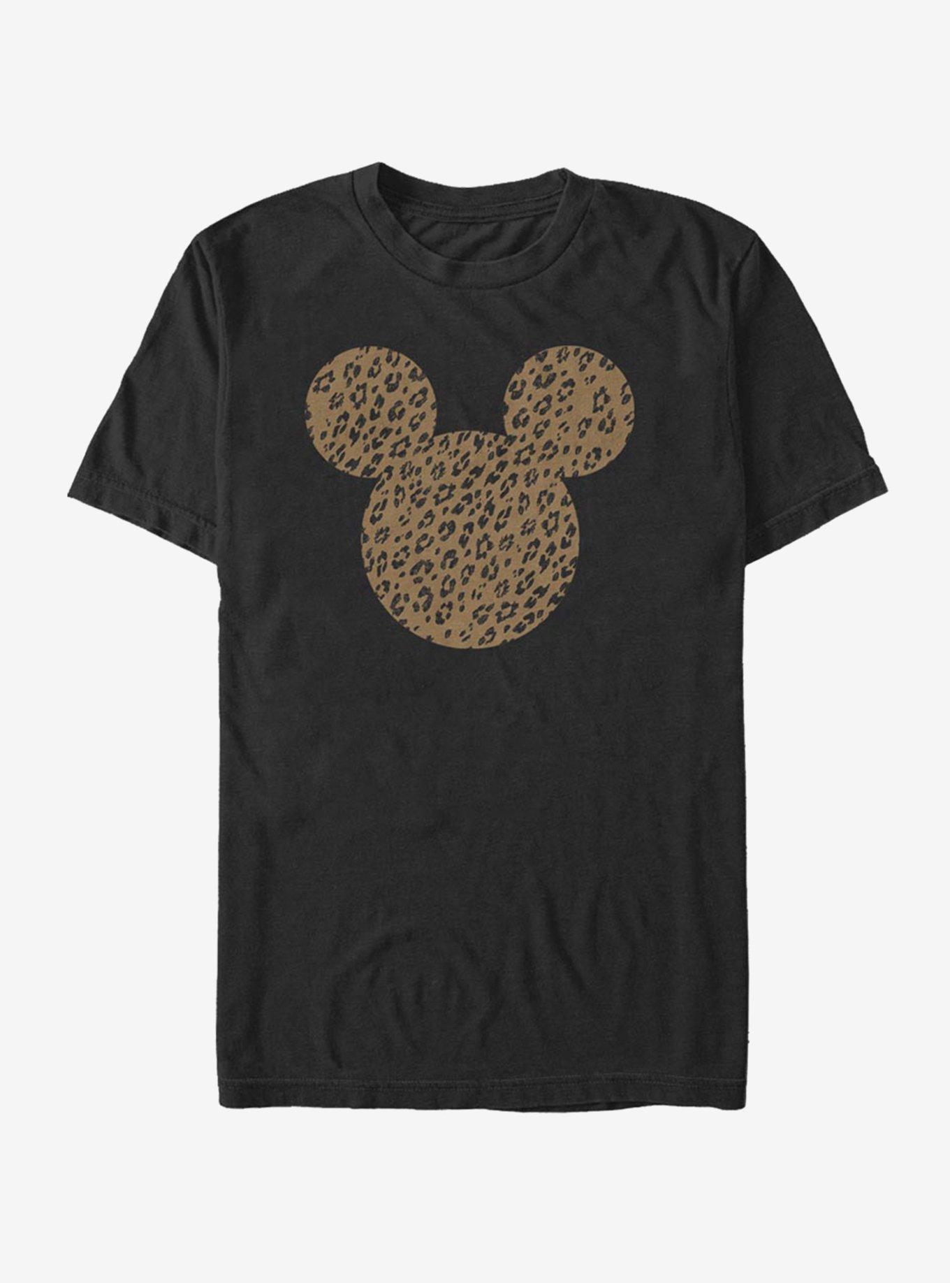 Disney Mickey Mouse Cheetah Mouse T-Shirt, BLACK, hi-res