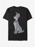 Disney Lady And The Tramp Tramp Vintage T-Shirt, BLACK, hi-res