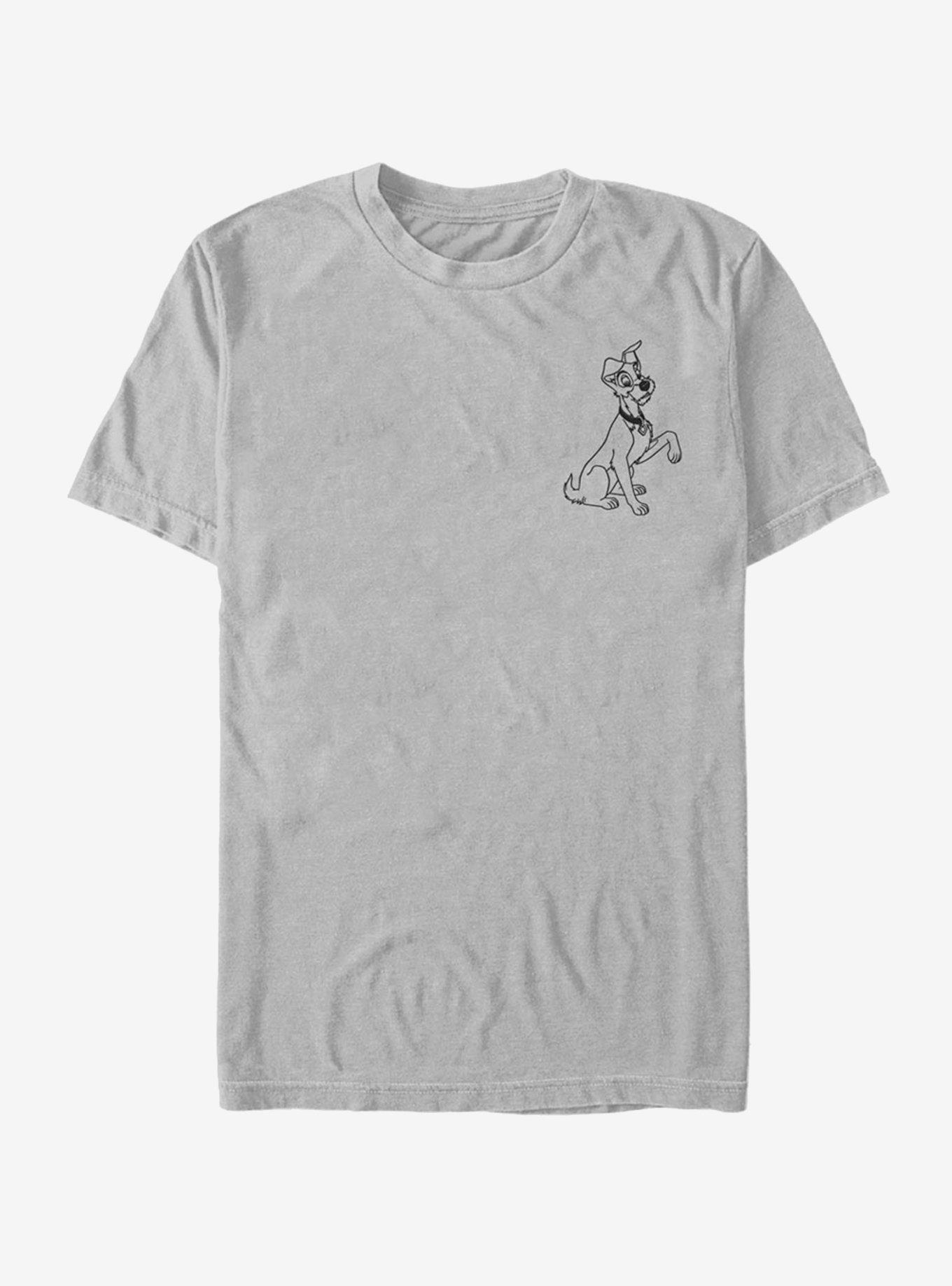 Disney Lady And The Tramp Tramp Vintage Line T-Shirt, , hi-res