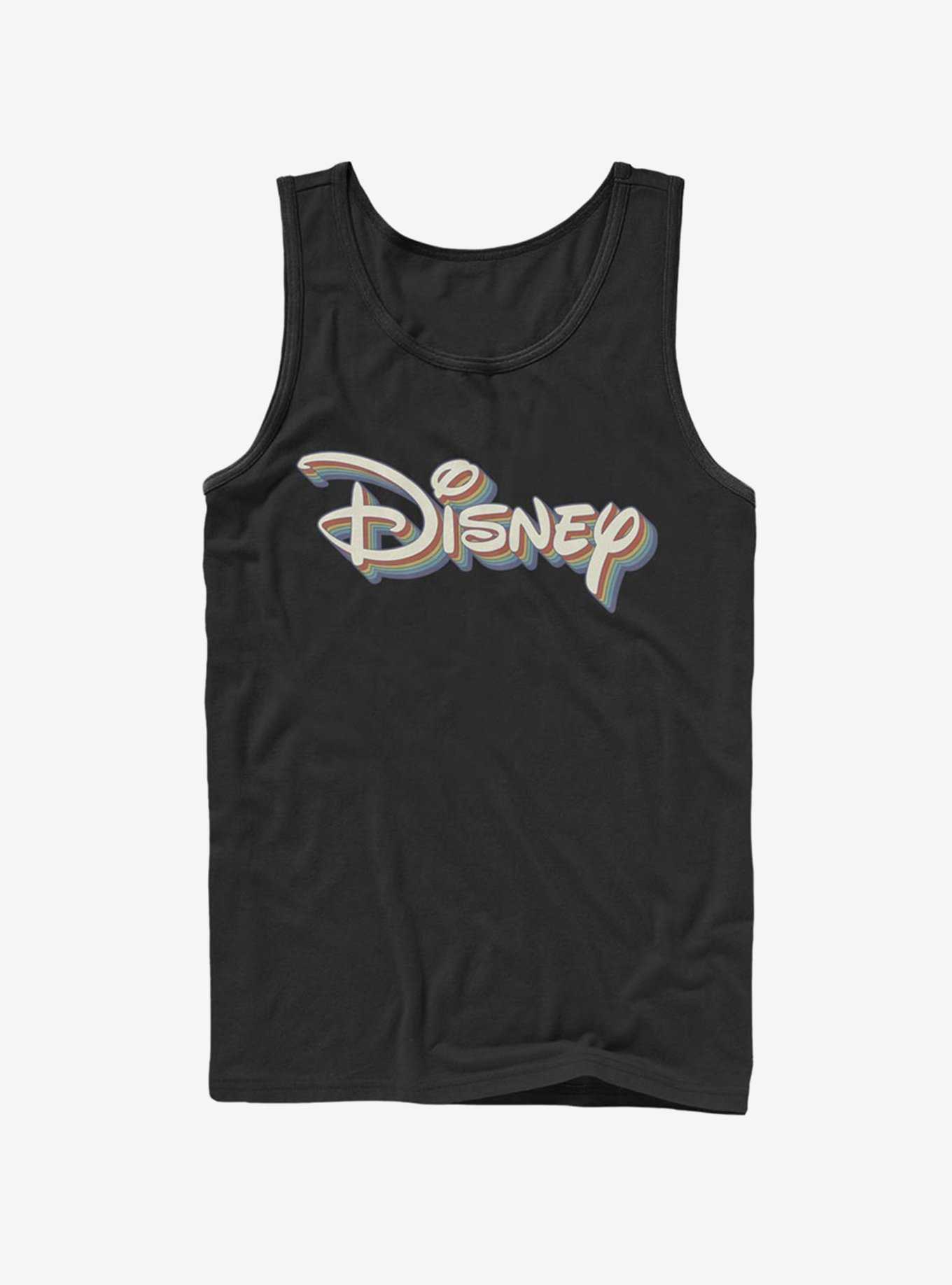 Disney Classic Disney Retro Rainbow Logo Tank, , hi-res