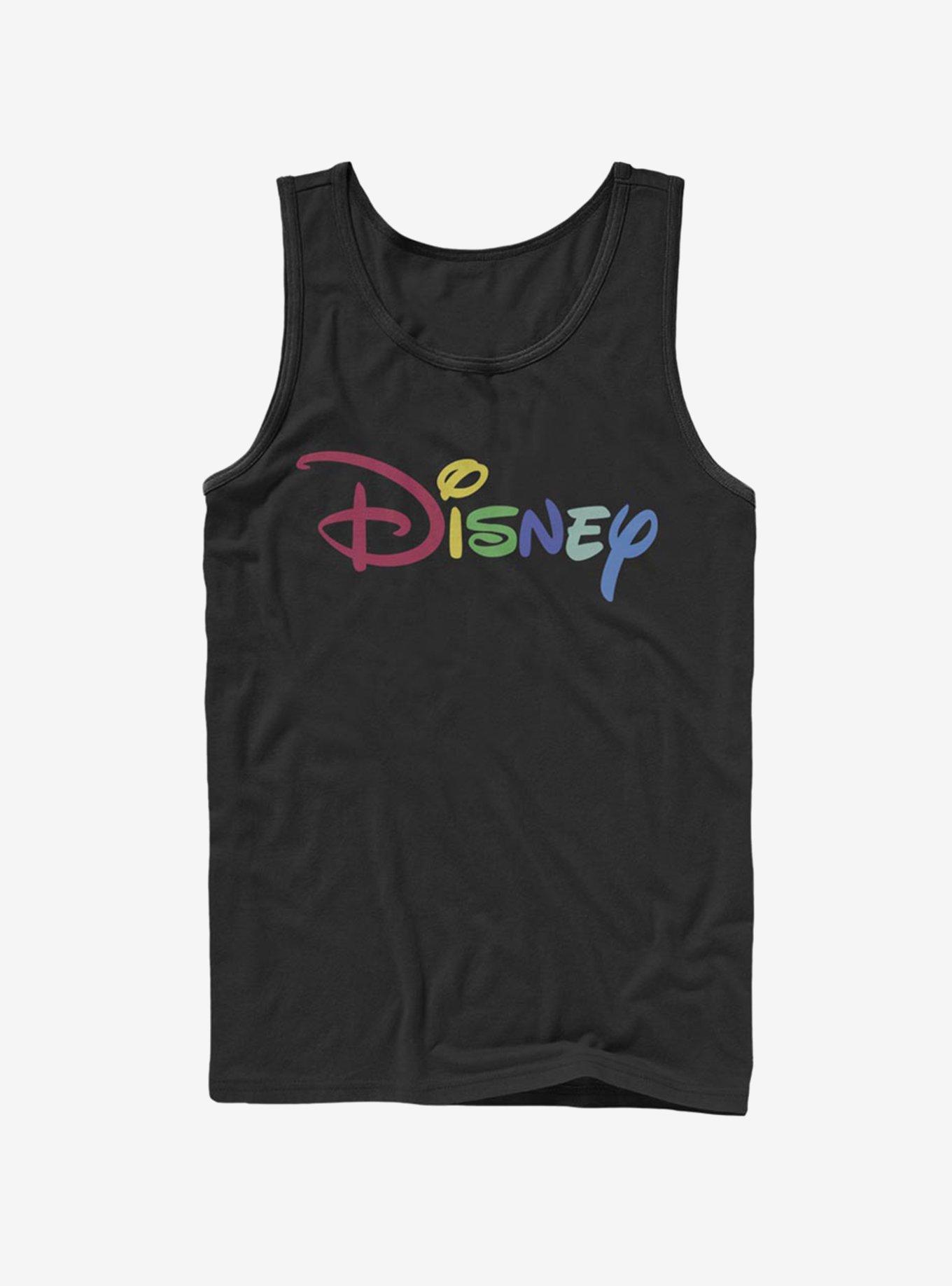 Disney Classic Multicolor Logo Disney Tank, BLACK, hi-res