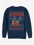 Disney Lilo & Stitch Holiday Stitch Experiment 626 Crew Sweatshirt, NAVY, hi-res