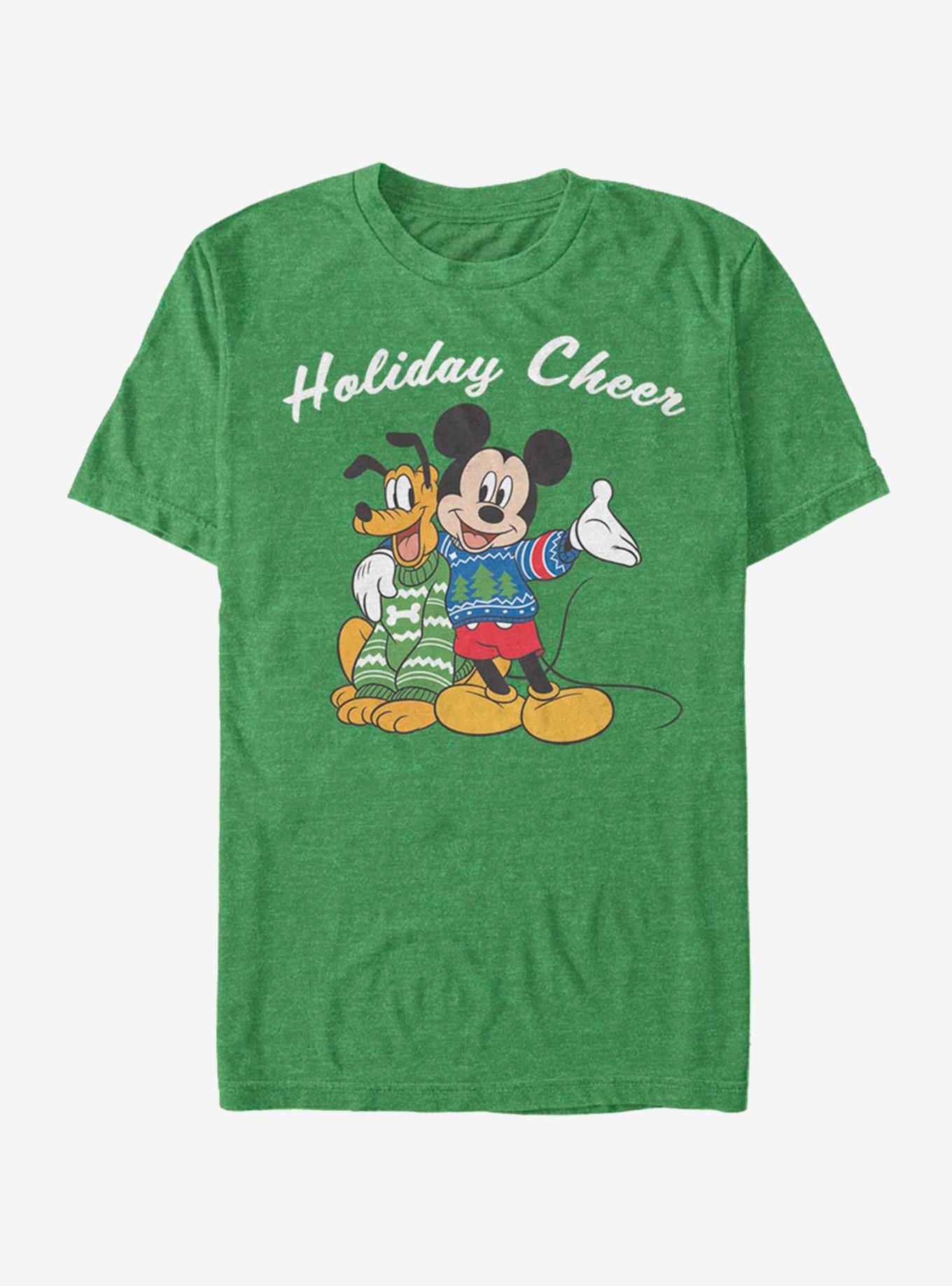 Disney Mickey Mouse Holiday Duo Cheer T-Shirt, , hi-res