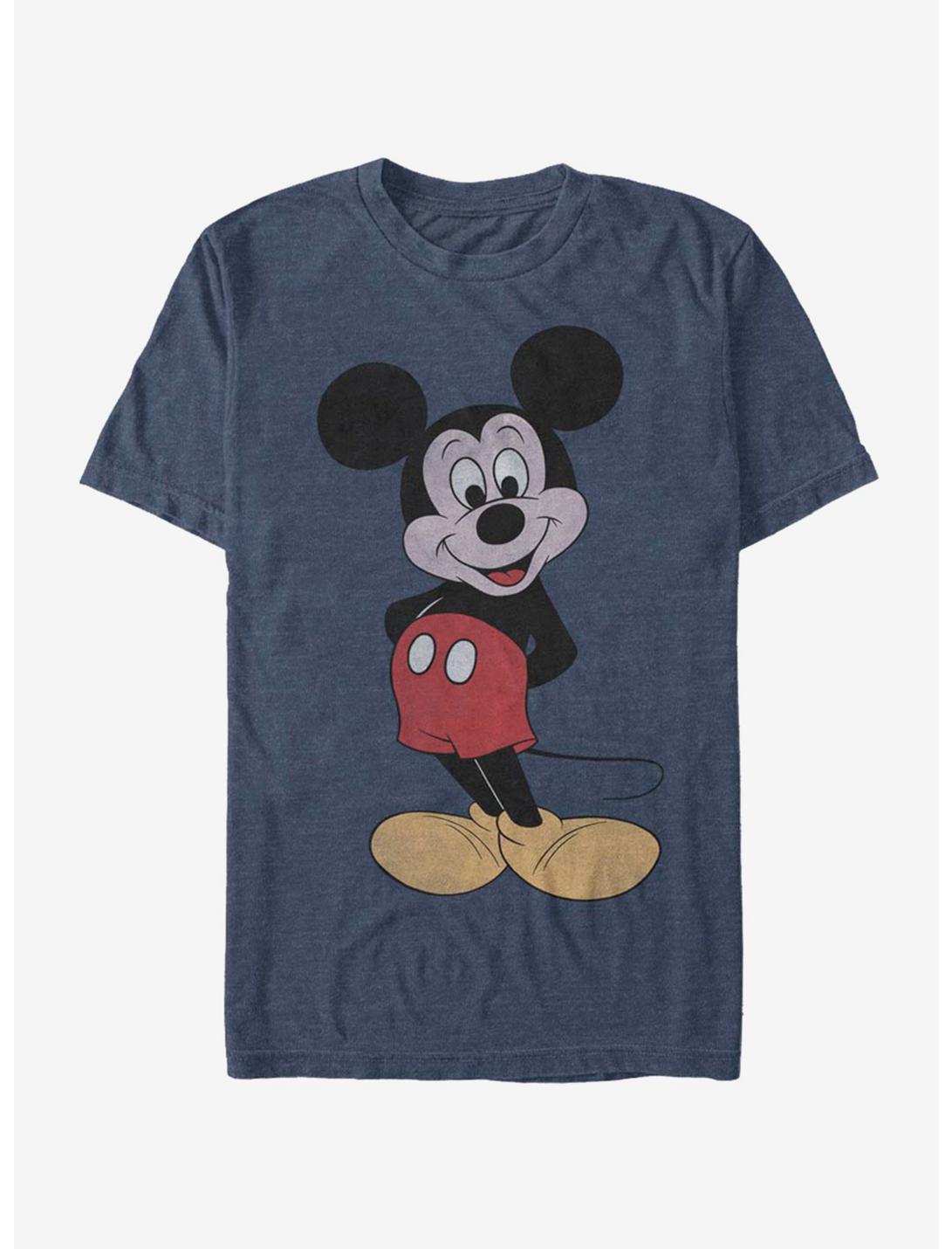 Disney Mickey Mouse 80'S Mickey T-Shirt, NAVY HTR, hi-res