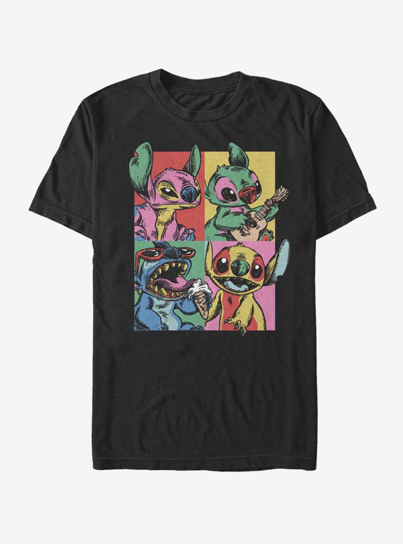 Disney Lilo & Stitch Grunge Stitch T-Shirt, , hi-res