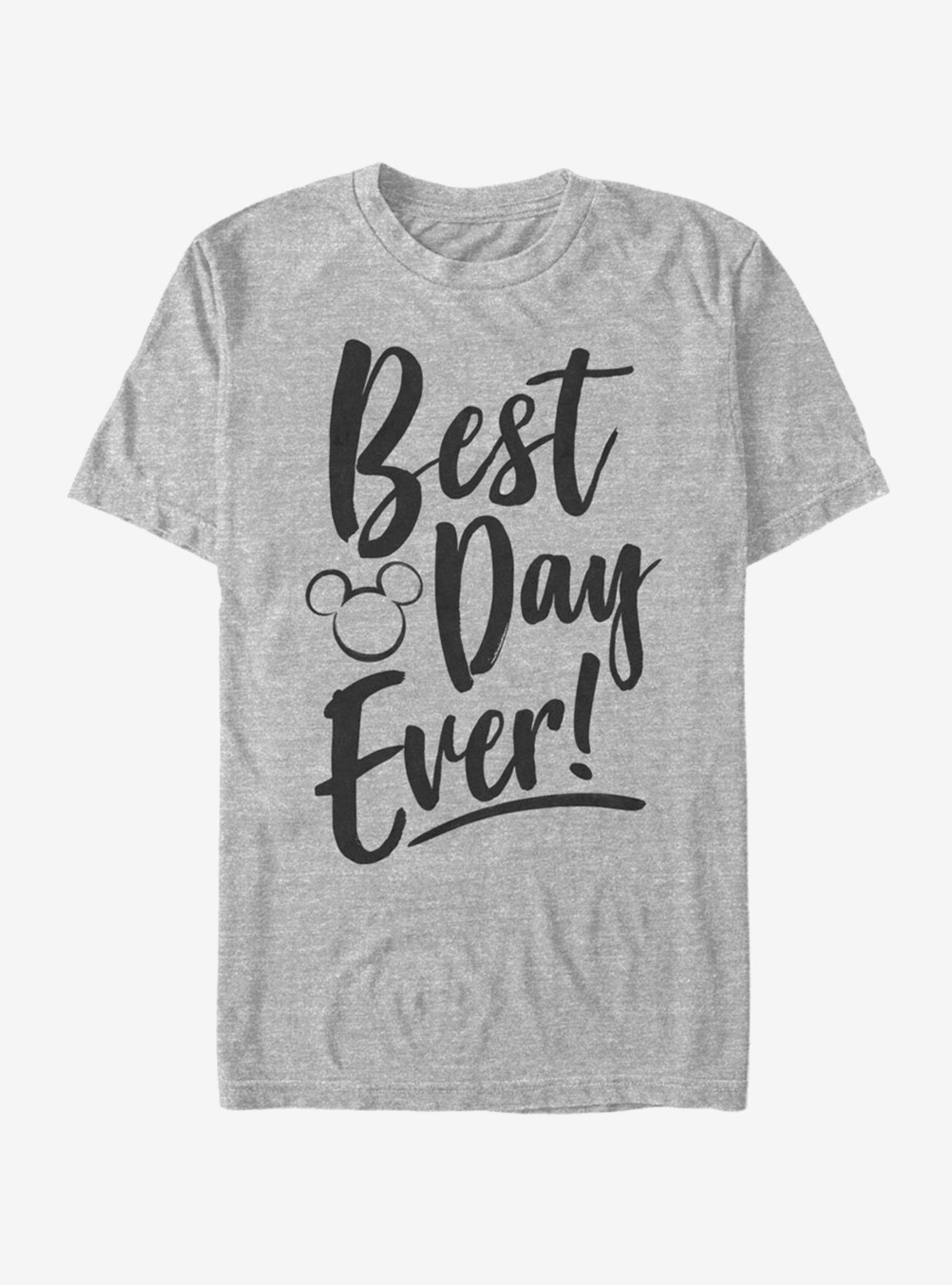 Disney Mickey Mouse Best Day T-Shirt, ATH HTR, hi-res