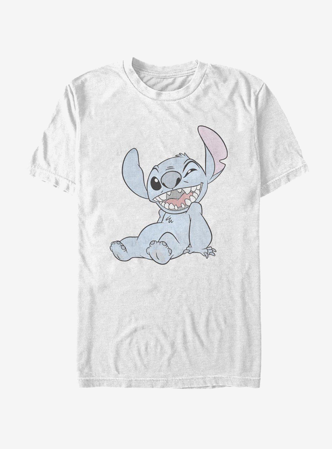 Disney Lilo & Stitch Halftone Stitch T-Shirt, WHITE, hi-res