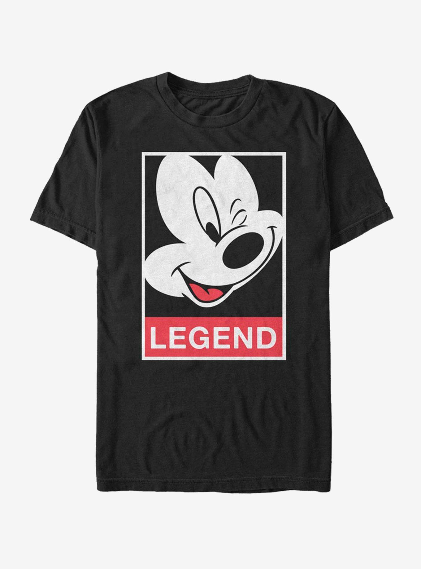 Disney Mickey Mouse Legend T-Shirt, BLACK, hi-res