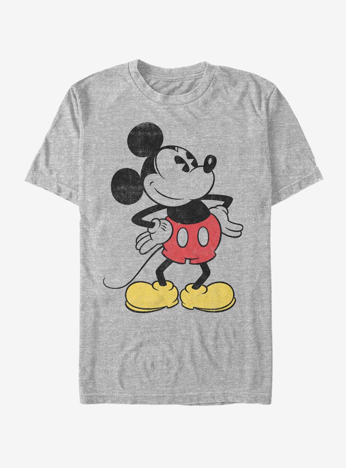 Disney Mickey Mouse Classic Vintage Mickey T-Shirt, ATH HTR, hi-res