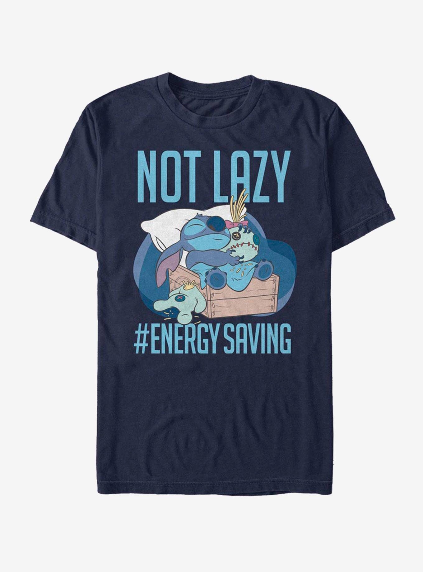 Disney Lilo & Stitch Lazy Energy T-Shirt, NAVY, hi-res