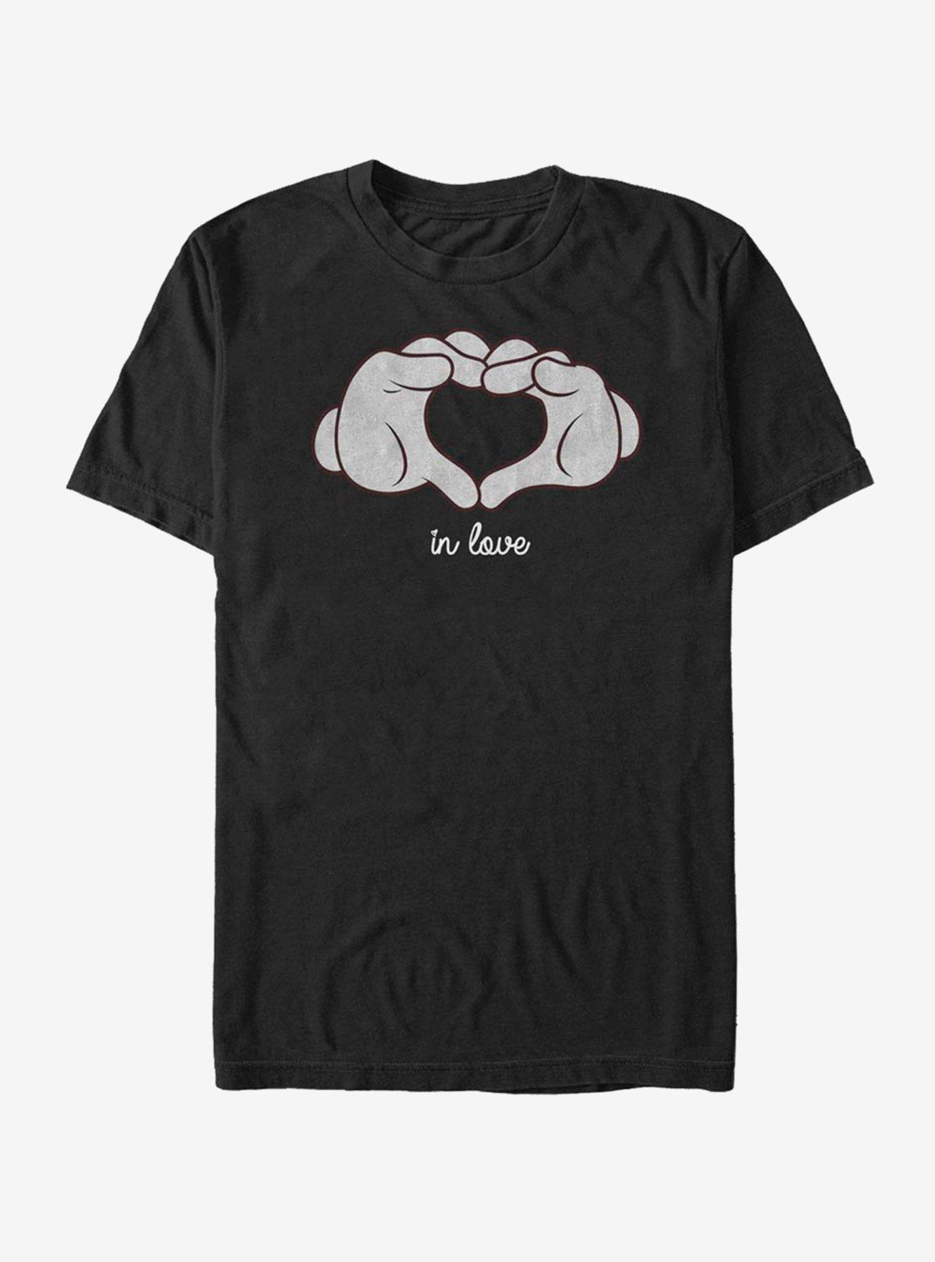 Disney Mickey Mouse Glove Heart T-Shirt, , hi-res