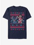 Disney Lilo & Stitch Holiday Lilo Hawaiian Pattern T-Shirt, NAVY, hi-res
