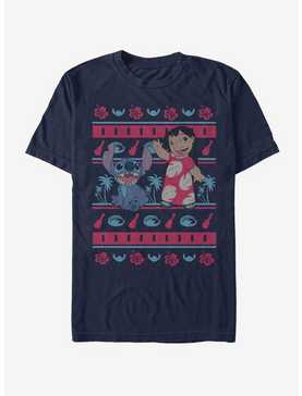Disney Lilo & Stitch Holiday Lilo Hawaiian Pattern T-Shirt, , hi-res