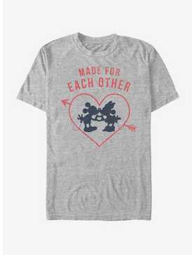 Disney Mickey Mouse Heart Polka Dot Silhouette T-Shirt, , hi-res