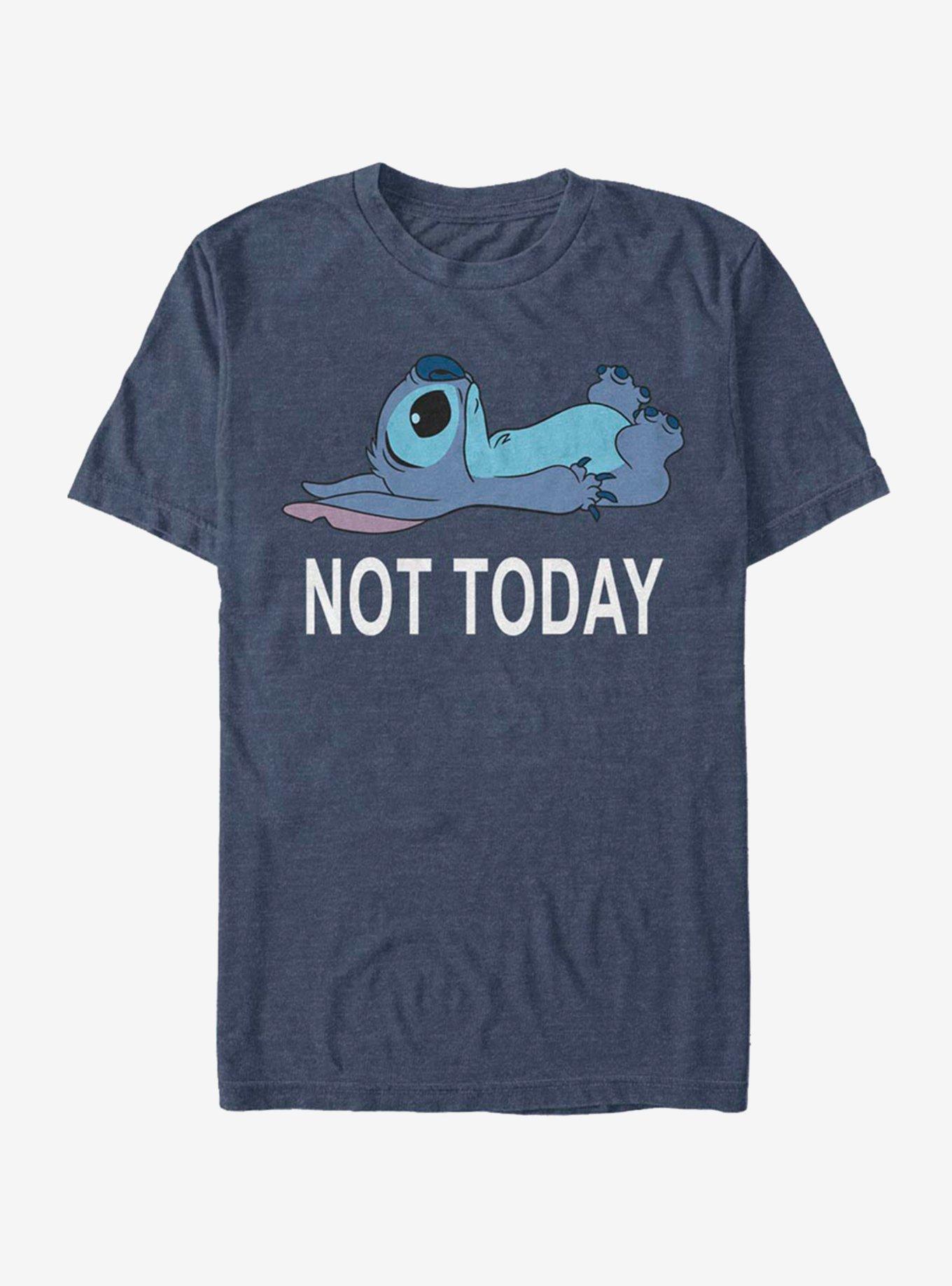 Disney Lilo & Stitch Not Today T-Shirt, NAVY HTR, hi-res